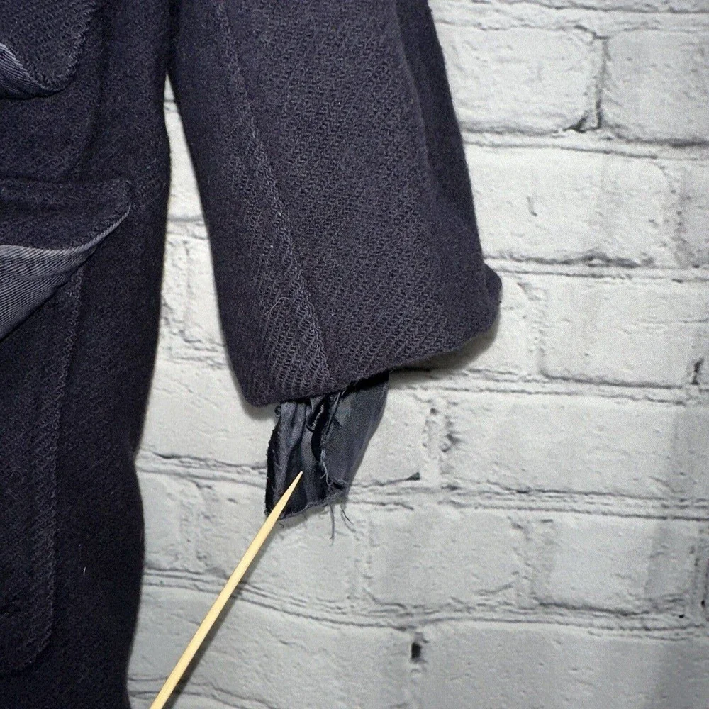 Polo Ralph Lauren Jacket Adult Medium Blue Mens Wool Pockets Casual - Picture 12 of 16